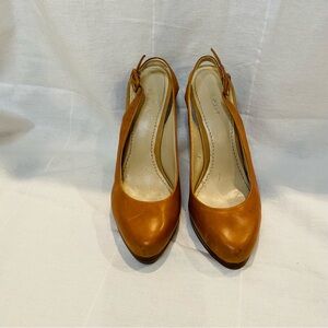 Sling back pumps, sling back tan pumps healed, slingbacks